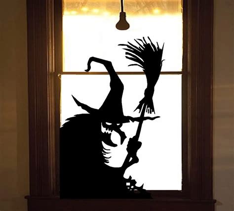 Create a bewitching focal point with a witch window glass sticker